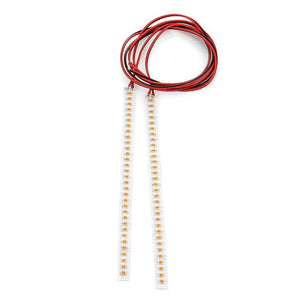 Planet Gates 2PCS 32 LED Light Strip Turn Signal Indicator Light Dynamic Turn Signal Lamps Flexible ledStrips for Auto Car for Motorcycle 12V
