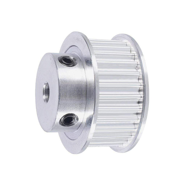 Planet Gates 2pcs 3GT 30 Tooth Pulley Wheel 3D Printer Parts Bore 5mm 6.35mm 8mm GT3 Timing Pulley Aluminium Gear Belt Width 10mm