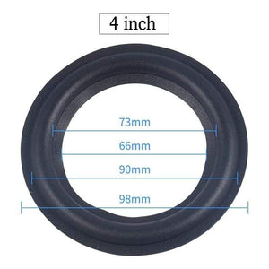 2PCS Speaker Rubber Surround Suspension Edge Sponge Repair Accessories For 4/5/6.5/8/10/ Speaker Parts Subwoofer Bass Tweeter