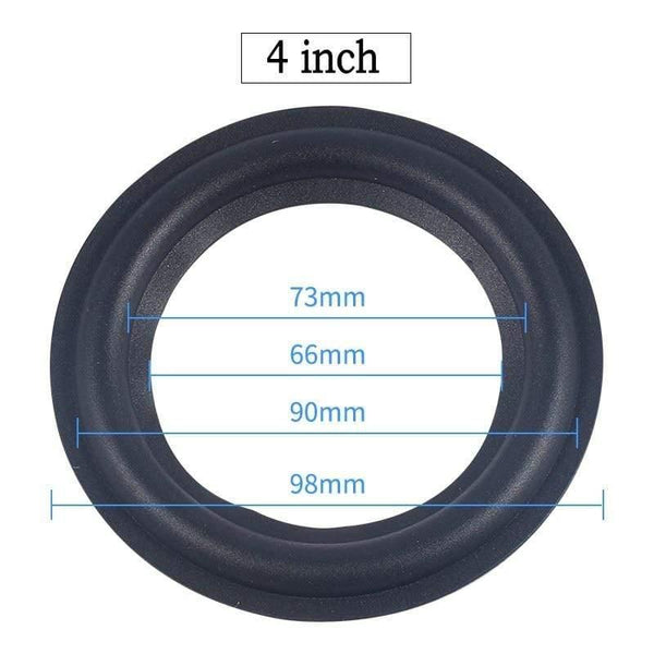 2PCS Speaker Rubber Surround Suspension Edge Sponge Repair Accessories For 4/5/6.5/8/10/ Speaker Parts Subwoofer Bass Tweeter