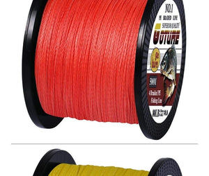 Planet Gates 2pcs 500M PE Braided Fishing Line Multifilament 4 Strands Fishing Cord Carp Fishing Lines 12-80LB 6 Colors