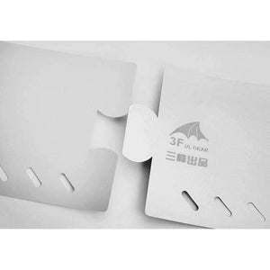 Planet Gates 2pcs 50g Gas Stove Wind Shield Screen Outdoor Camping Stoves Windshield Foldable Cooker Gas Stove Wind Shield Screens