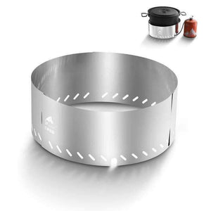 Planet Gates 2pcs 50g Gas Stove Wind Shield Screen Outdoor Camping Stoves Windshield Foldable Cooker Gas Stove Wind Shield Screens