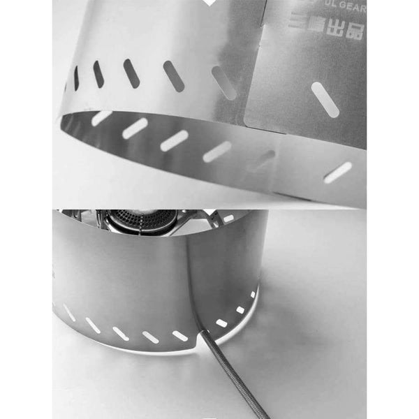 Planet Gates 2pcs 50g Gas Stove Wind Shield Screen Outdoor Camping Stoves Windshield Foldable Cooker Gas Stove Wind Shield Screens