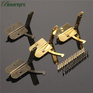 2Pcs 53*40mm Furniture Hinges Jewelry Boxes Small Hinge Furniture Fittings For Cabinet Furniture Accessories Antique