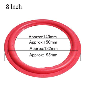 Planet Gates 2PCS 8 INCH 10 INCH 12 INCH Red Speaker Foam Surround Subwoofer Woofer Speaker Repair DIY Part Sponge Ring Side