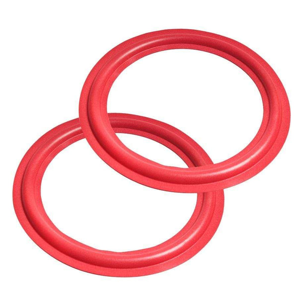 Planet Gates 2PCS 8 INCH 10 INCH 12 INCH Red Speaker Foam Surround Subwoofer Woofer Speaker Repair DIY Part Sponge Ring Side