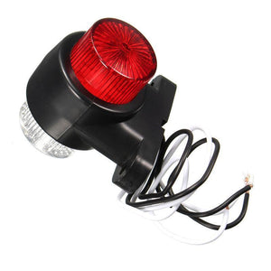 Planet Gates 2Pcs 8 LEDS Car Truck Rear Tail Parking Light Warning Lights Stop Signal Brake Lamps Double Sides Marker Trailer Lights 10-24V