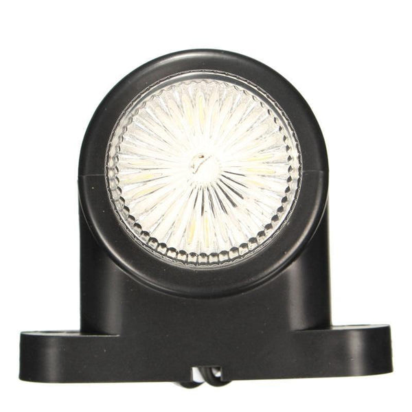 Planet Gates 2Pcs 8 LEDS Car Truck Rear Tail Parking Light Warning Lights Stop Signal Brake Lamps Double Sides Marker Trailer Lights 10-24V