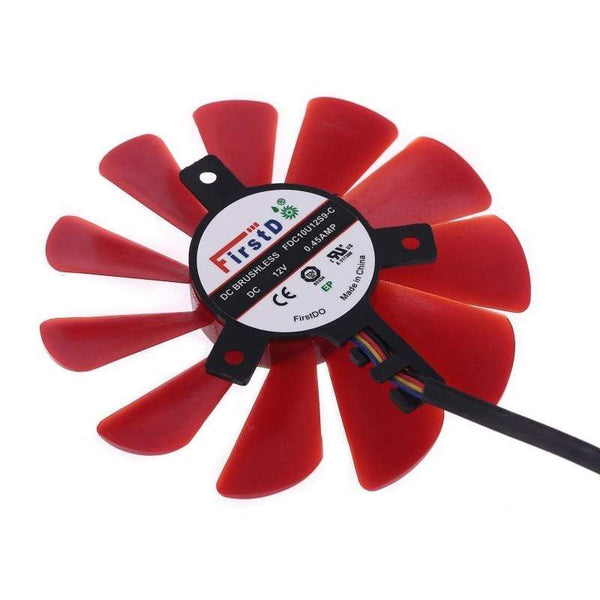 Planet Gates 2pcs 85mm RX-570-RS RX-580-RS FD10U12S9-C Fan for XFX RX470 RX570 RS RX580 RS
