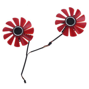 Planet Gates 2pcs 85mm RX-570-RS RX-580-RS FD10U12S9-C Fan for XFX RX470 RX570 RS RX580 RS