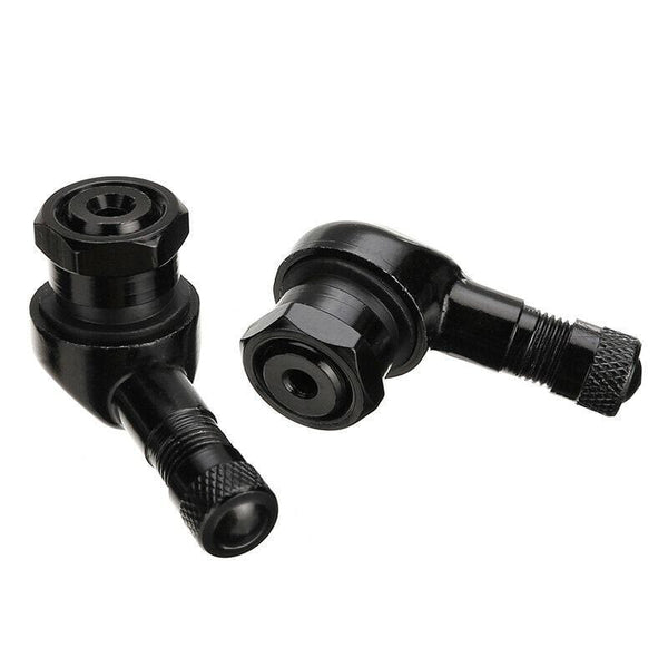 Planet Gates 2pcs 90 Degree CNC Motorcycle Rim Tire Wheel Tubeless Valve Stems For Rim Wheel Parts Accessories Goods