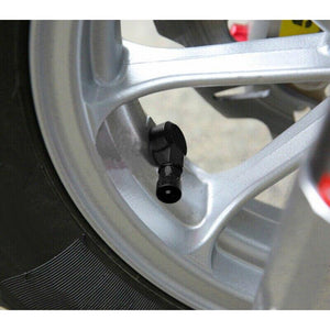 Planet Gates 2pcs 90 Degree CNC Motorcycle Rim Tire Wheel Tubeless Valve Stems For Rim Wheel Parts Accessories Goods