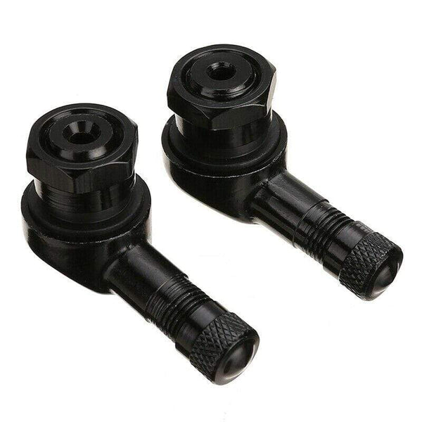 Planet Gates 2pcs 90 Degree CNC Motorcycle Rim Tire Wheel Tubeless Valve Stems For Rim Wheel Parts Accessories Goods