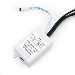 Planet Gates 2pcs 9LED White RGB LED DRL Strip Light Car Interior Decorative Lights Automobile Atmosphere Lamp Remote/Voice/App Control Foot Lamps