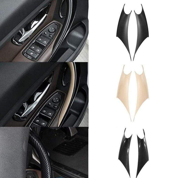 Planet Gates 2pcs ABS Interior Door Handle Pull Protective Cover For BMW 3 4 Series F30 F35 2012 2013 2014 2015 2016 2017 2018
