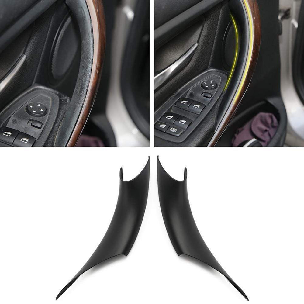Planet Gates 2pcs ABS Interior Door Handle Pull Protective Cover For BMW 3 4 Series F30 F35 2012 2013 2014 2015 2016 2017 2018