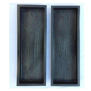 Planet Gates 2pcs ABS Paving Mold Decorative floor Texture Path Pathmate Driveway Pavement Brick Garden Buildings Walk Maker Mould 63X23X5CM