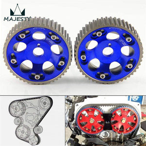 Planet Gates 2PCS Adjustable Cam Gears Pulley Timing Gear for T*OYOTA Supra 1JZ 2JZ