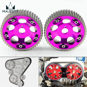 Planet Gates 2PCS Adjustable Cam Gears Pulley Timing Gear for T*OYOTA Supra 1JZ 2JZ