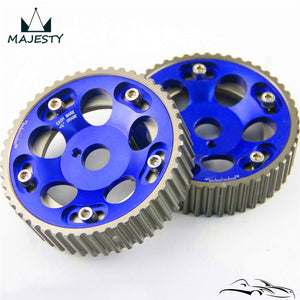 Planet Gates 2PCS Adjustable Cam Gears Pulley Timing Gear for T*OYOTA Supra 1JZ 2JZ