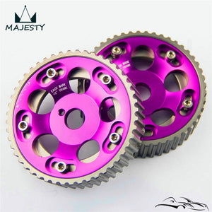 Planet Gates 2PCS Adjustable Cam Gears Pulley Timing Gear for T*OYOTA Supra 1JZ 2JZ