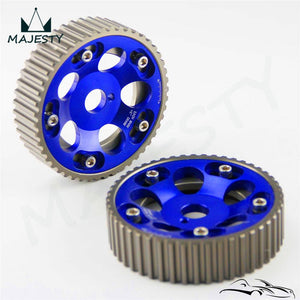 Planet Gates 2PCS Adjustable Cam Gears Pulley Timing Gear for T*OYOTA Supra 1JZ 2JZ