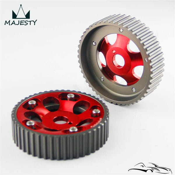 Planet Gates 2PCS Adjustable Cam Gears Pulley Timing Gear for T*OYOTA Supra 1JZ 2JZ
