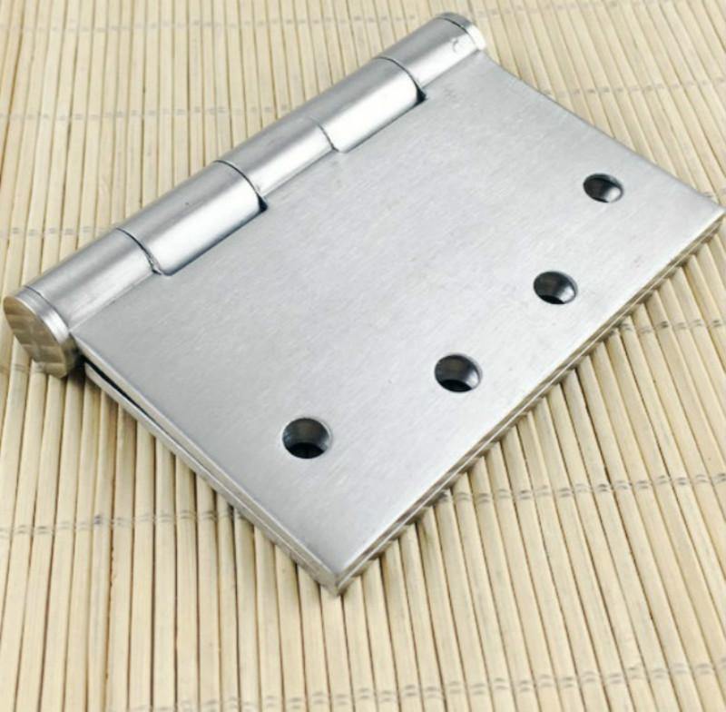 2PCS AIBOLI  4" Ball Bearing Flush Hinges Stainless Steel Widening  Door Hinges with Screws Door Hinge for fire-proof door