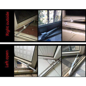 Planet Gates 2pcs! Aluminum window wind bracing by wind bracing bracket window pole telescopic launch limiter Locator window hardware