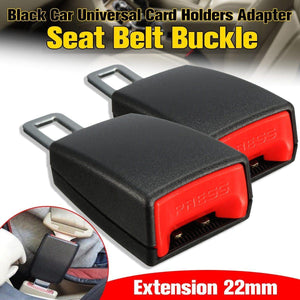 Planet Gates 2PCS Auto Car Seat Belt Buckle Clip Extender Car Socket Safety Belt Buckles Extender Extension 22mm Universal