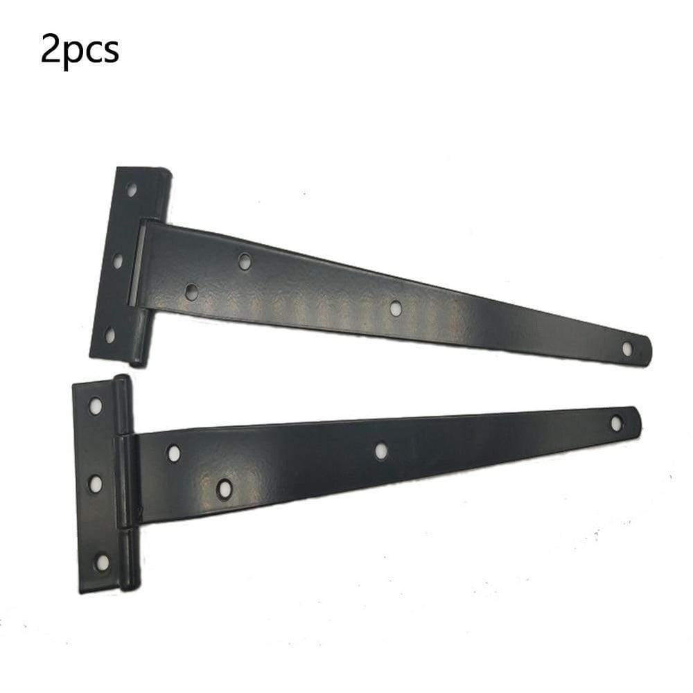 2pcs/bag Replacement Heavy Duty Door Home Room Garage Connection Metal Practical Hinge Tool Shed Zinc Coating T Type