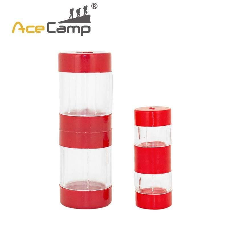 Planet Gates 2pcs  BBQ Cooking Caster Outdoor Camping Salt Pepper Seasoning bottle cookware cutlery picnic flavouring container box