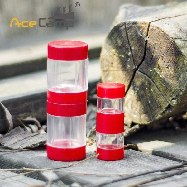 Planet Gates 2pcs  BBQ Cooking Caster Outdoor Camping Salt Pepper Seasoning bottle cookware cutlery picnic flavouring container box