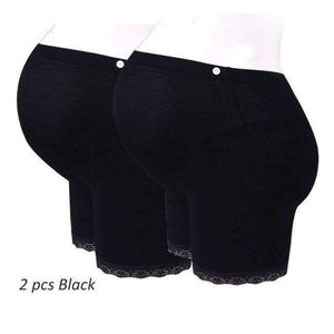 Planet Gates 2pcs Black Maternity panties High Waist Security pants prevent wardrobe malfunction Belly care intimates Pregnant underwear Safety pants