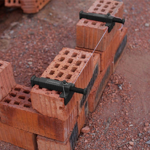 Planet Gates 2Pcs Bricklaying Wire Drawer Brick Liner Wall Building Wire Frame Brick Liner Runner Engineering Accessories