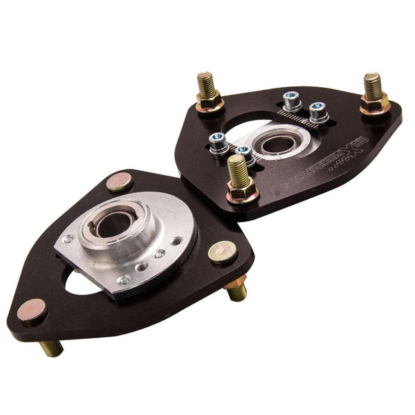 Planet Gates 2pcs Camber Plates for Nissan S13 S14 180SX 200SX 240SX Silva Front Coilover 1 pair