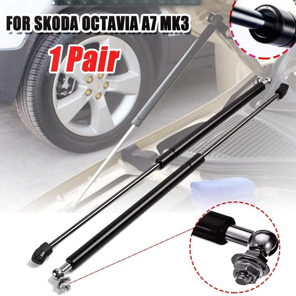 Planet Gates 2Pcs Car Gas Shock Hood Shock Strut Damper Lift Support for Skoda Octavia A7 MK3 Stainless Steel Hydraulic Rod Car Accessories