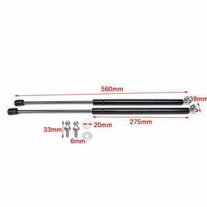 Planet Gates 2Pcs Car Gas Shock Hood Shock Strut Damper Lift Support for Skoda Octavia A7 MK3 Stainless Steel Hydraulic Rod Car Accessories