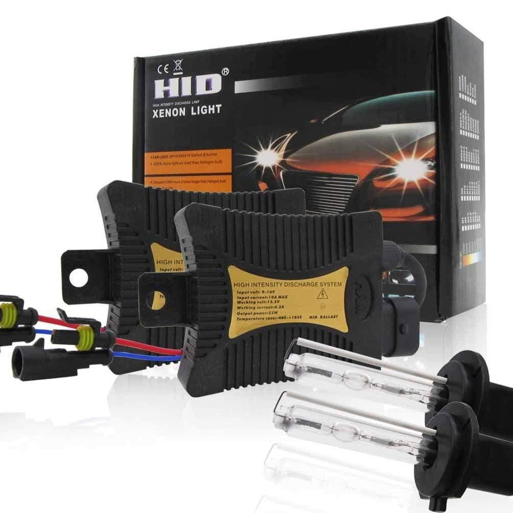 Planet Gates 2pcs Car H7 00000 HID Headlight Light Bulb Ballast 6000K/8000K/10000K/12000K Conversion Kit 55W Auto 00000 Headlight 9~16V