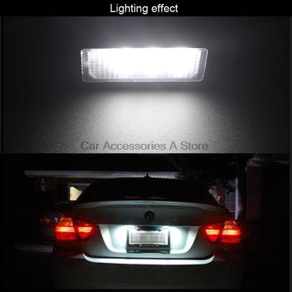 Planet Gates 2pcs Car LED License Number Plate Light Lamp  White Light for Ford Focus 2 C-Max