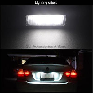 Planet Gates 2pcs Car LED License Number Plate Light Lamp  White Light for Ford Focus 2 C-Max