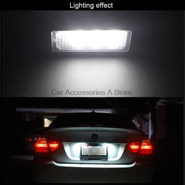 Planet Gates 2pcs Car LED License Number Plate Light Lamp  White Light for Ford Focus 2 C-Max