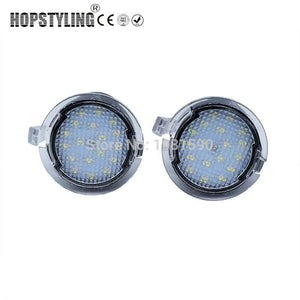 Planet Gates 2PCS Car LED puddle light for Ford Edge Mondeo MK5 Fusion Flex Explorer Taurus Mustang F150 car under mirror lamps
