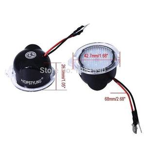 Planet Gates 2PCS Car LED puddle light for Ford Edge Mondeo MK5 Fusion Flex Explorer Taurus Mustang F150 car under mirror lamps