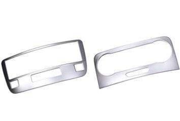 Planet Gates 2pcs Car Styling Car CD Panel Sticker Air Conditioning Switch Panel Cover Trim For 2013-2015 Mercedes Benz GLK Vehicle Deco Part