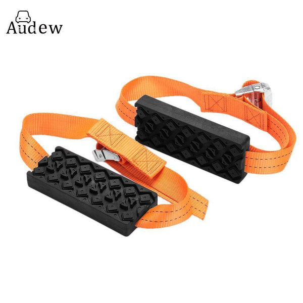 Planet Gates 2PCS Car Tyres Tire Belt Snow Chains Universal Mini Plastic Winter Wheels Car-Styling Anti-Skid Autocross Outdoor Roadway Safety