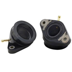 Planet Gates 2pcs Carburetor Intake Manifold Pipe Interface Adapter For Yamaha XV400 XV 400 Virago 1991-1994 XV535 XV 535 88-01 XV500 XV 500