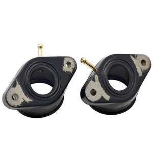 Planet Gates 2pcs Carburetor Intake Manifold Pipe Interface Adapter For Yamaha XV400 XV 400 Virago 1991-1994 XV535 XV 535 88-01 XV500 XV 500
