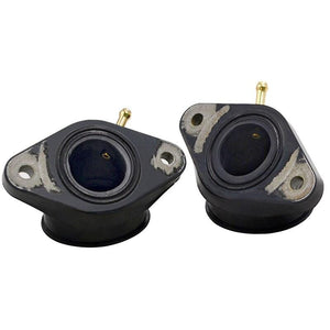 Planet Gates 2pcs Carburetor Intake Manifold Pipe Interface Adapter For Yamaha XV400 XV 400 Virago 1991-1994 XV535 XV 535 88-01 XV500 XV 500